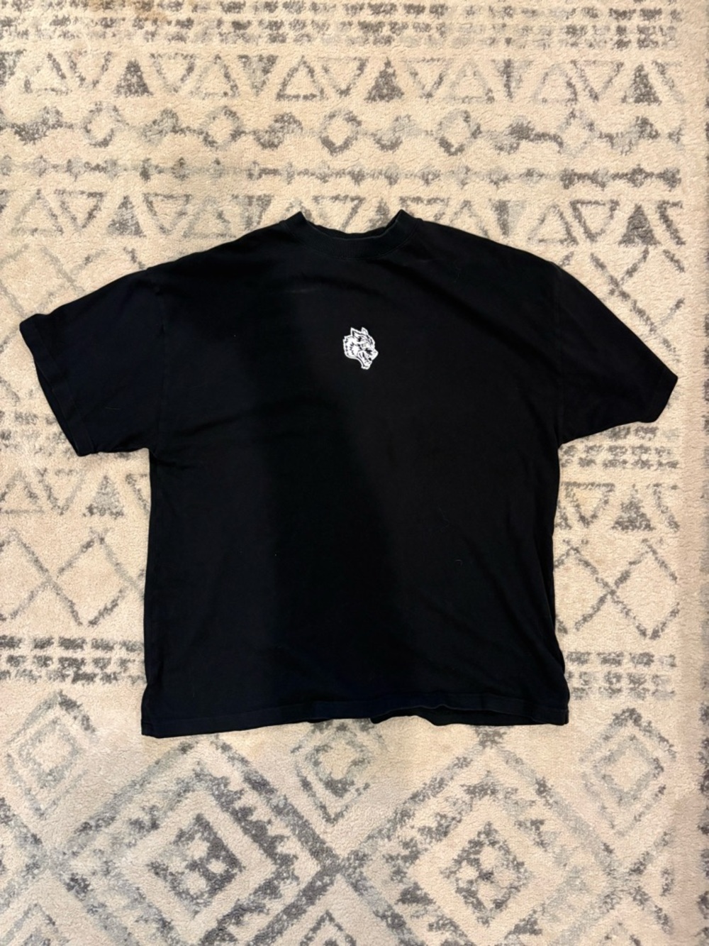 Darc Sport Black Tee with White Chest Graphic